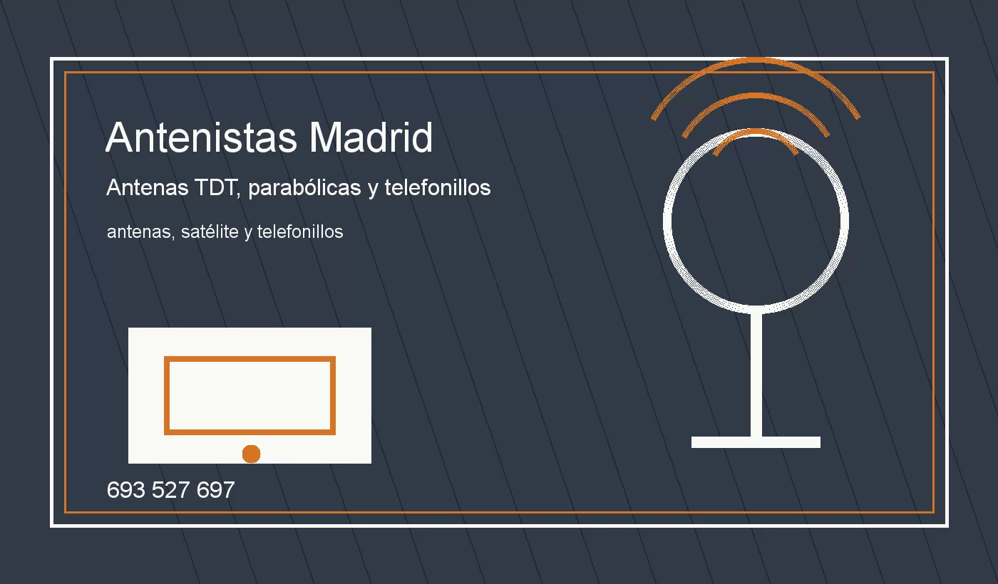 Antenistas Madrid reparando antenas y telefonillos