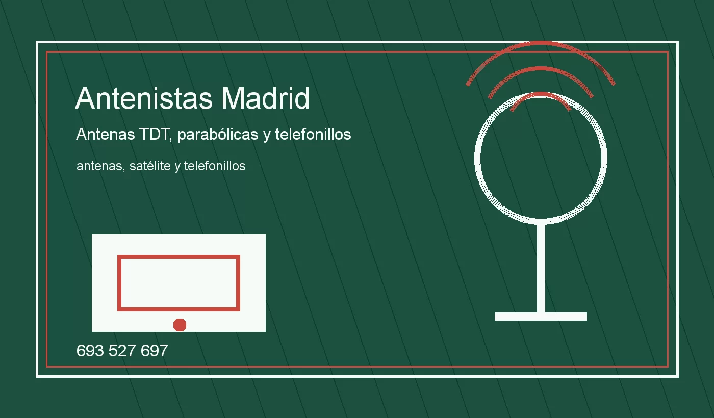 Antenistas Madrid reparando antenas y telefonillos